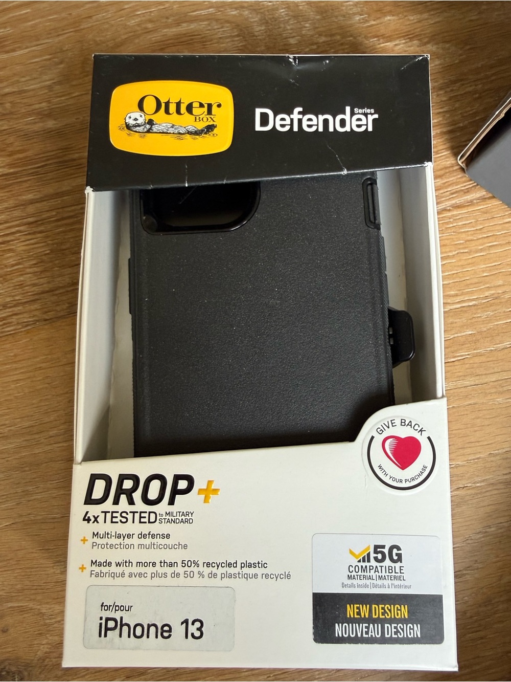 New OtterBox Defender Series iPhone 13, 14, 6.1” new 2023 Case - Black